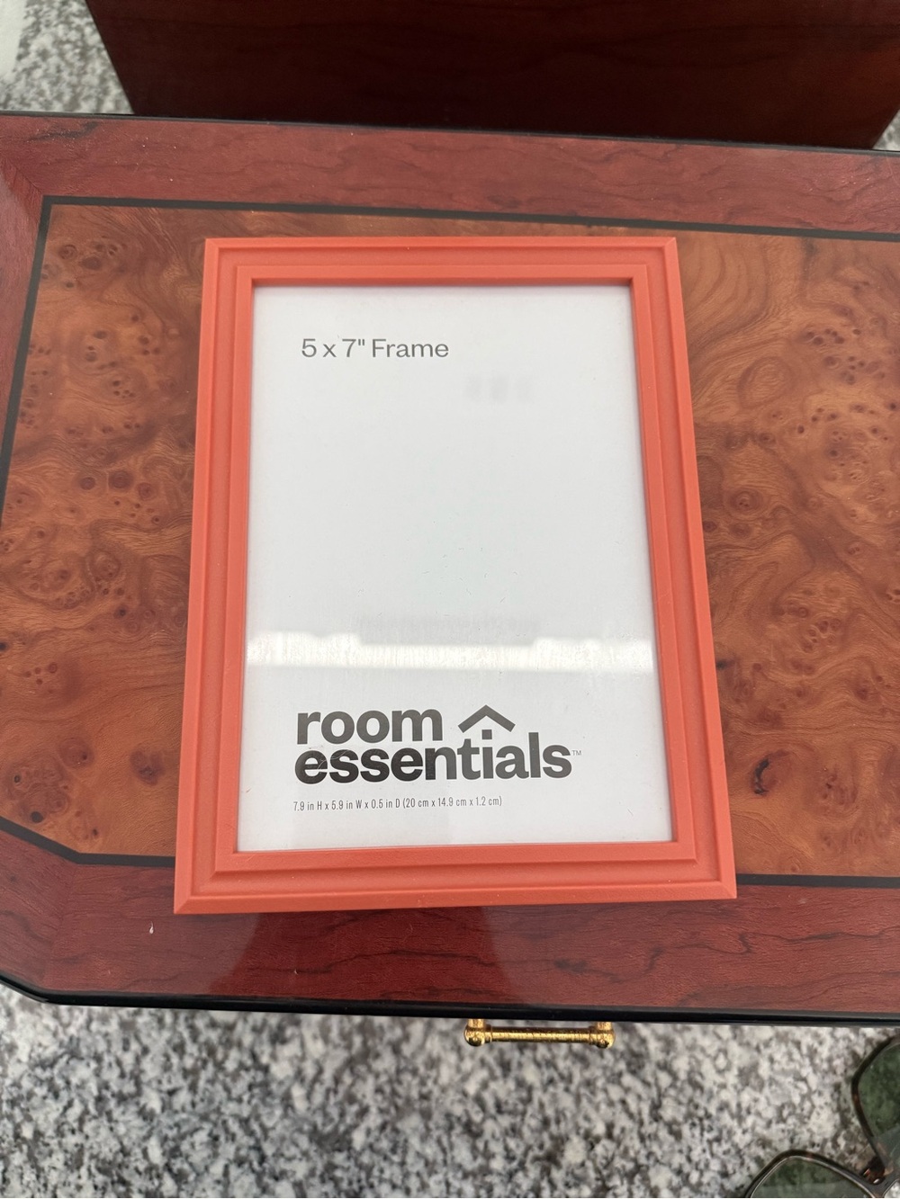 Coral Orange Picture Frame 🍊🏵️